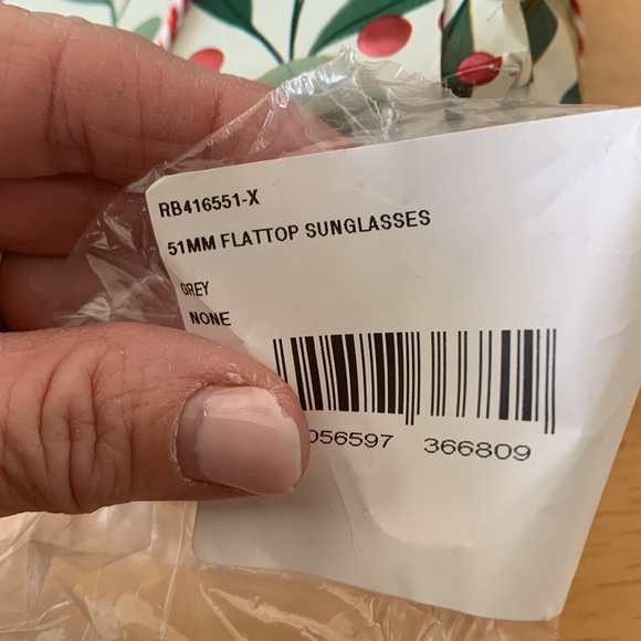 NWT Ray Ban Justin 51 MM Flattop Sunglasses - Picture 5 of 5